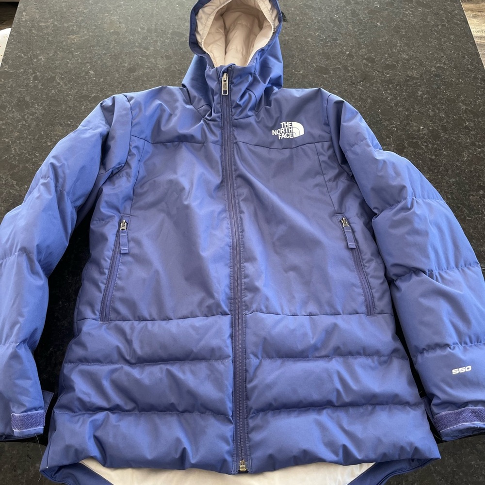 The North Face Kids Purple Puffer Jacket